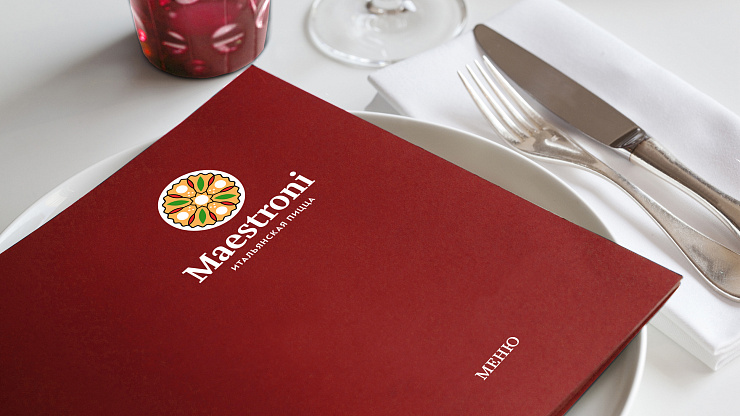 Maestroni: легенда и айдентика ресторана итальянской кухни в Дагестане - Портфолио Depot