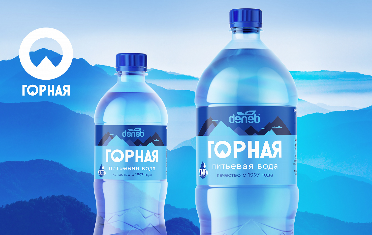 Горная: дизайн упаковки дагестанской воды - Портфолио Depot