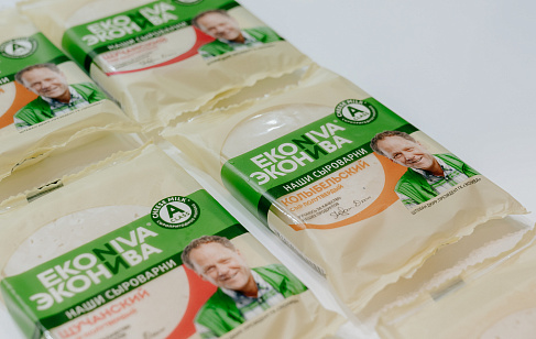 Креативная идея, легенда и дизайн система для сыров «ЭкоНива». Разработка дизайна упаковки