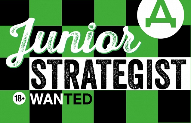 Junior Strategist 18+ wanted!
