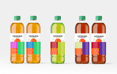 MESMERI: нейминг и визуальный стиль чеченского бренда холодного чая. Разработка дизайна упаковки