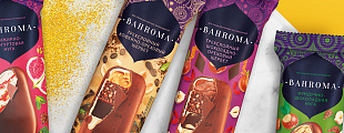 Упаковка мороженого Bahroma отразила колоритный дух Азии