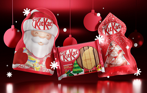KitKat® New Year Mix: дизайн упаковки
