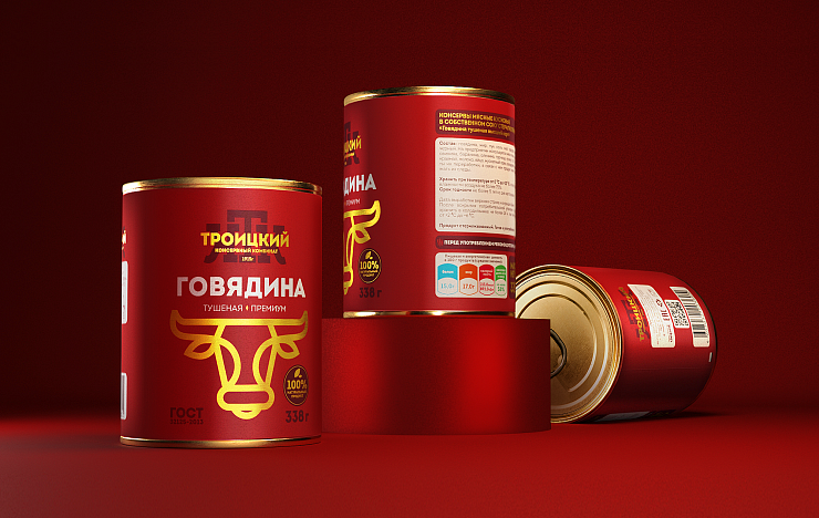 Визуальный стиль для продуктов Троицкого консервного комбината - Портфолио Depot