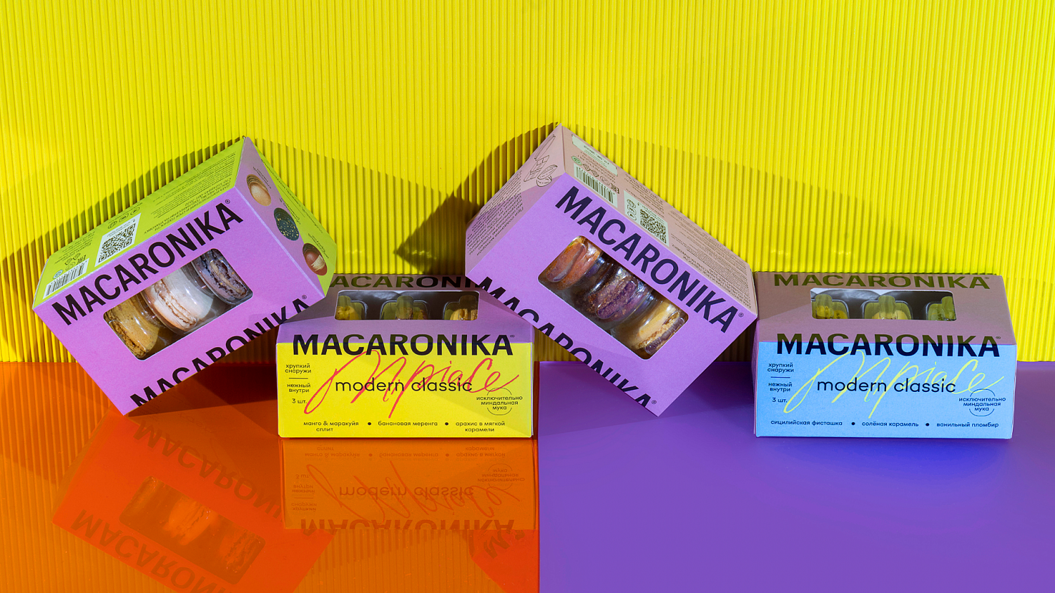 Макароника: Позиционирование и визуальный стиль линейки кондитерских изделий - Портфолио Depot
