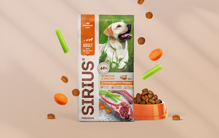 SIRIUS®: позиционирование и дизайн упаковки кормов для животных - Портфолио Depot