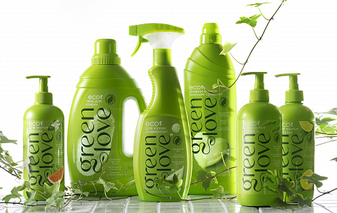 Green Love: Дизайн упаковки бытовой химии. Разработка дизайна упаковки