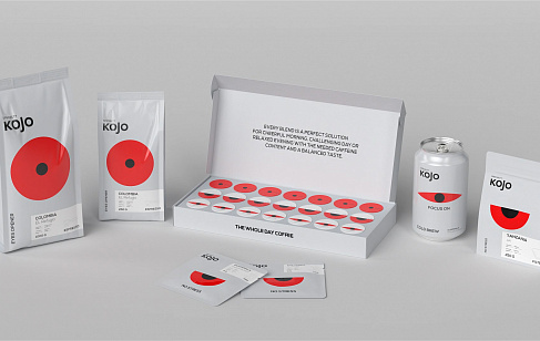 KOJO: дизайн упаковки для кофейного бренда. Разработка дизайна упаковки