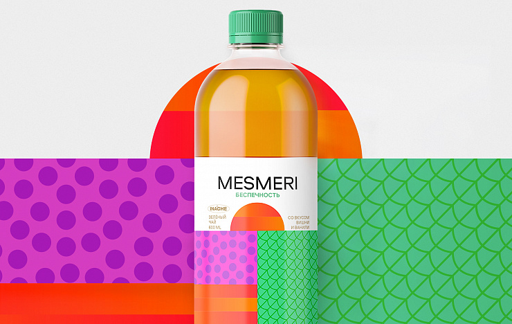MESMERI: нейминг и визуальный стиль чеченского бренда холодного чая - Портфолио Depot