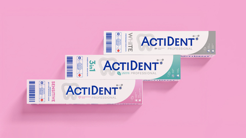 Actident: нейминг и дизайн товаров для гигиены полости рта