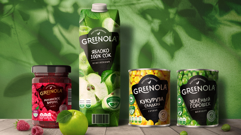 Greenola: нейминг и дизайн бренда фруктов и овощей