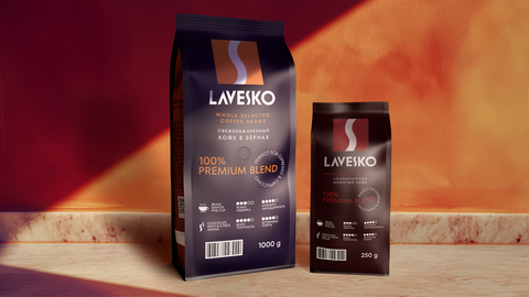 Lavesko: нейминг и дизайн бренда кофе