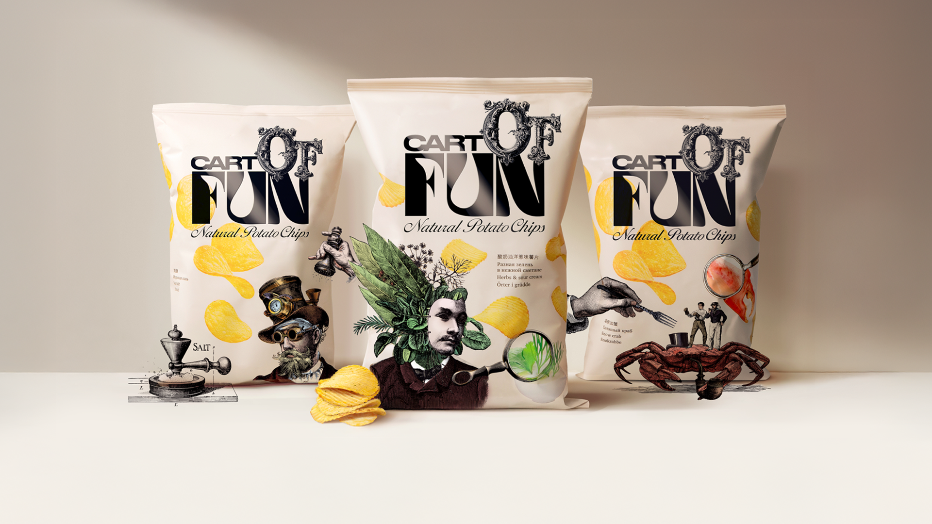 CartOfFun: создание нового бренда чипсов