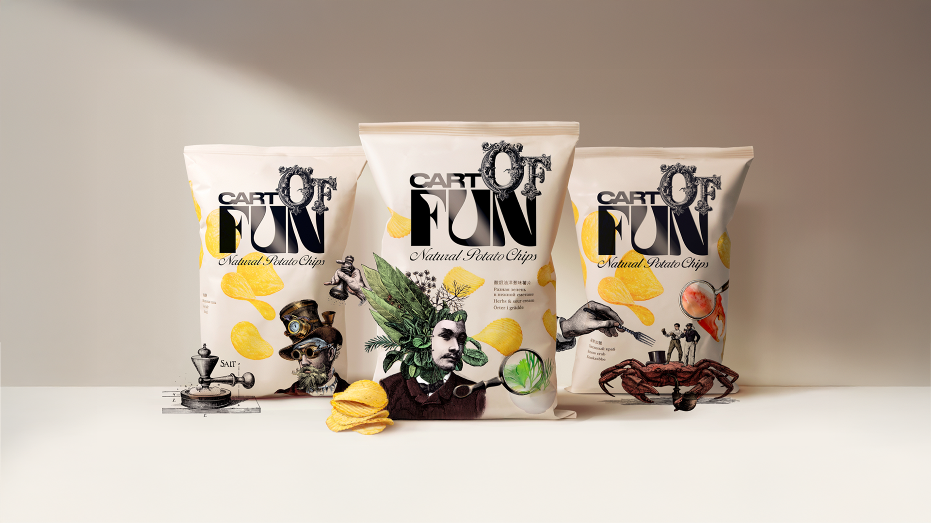 CartOfFun: создание нового бренда чипсов