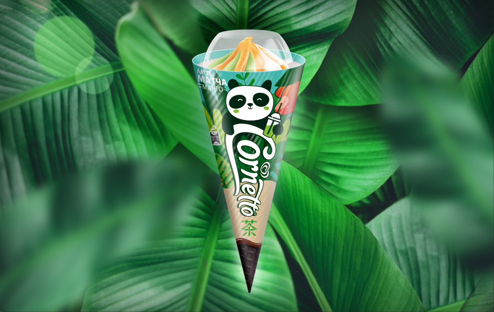 Cornetto Matcha Mango Latte - Портфолио Depot