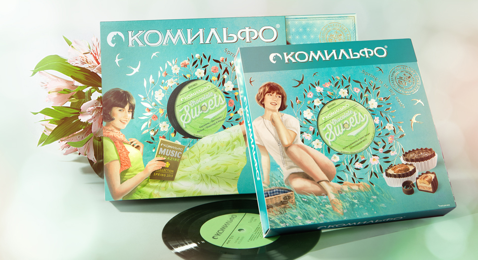комильфо, нестле россия, дизайн упаковки, весенняя серия 2015, брендинговое агентство Depot WPF