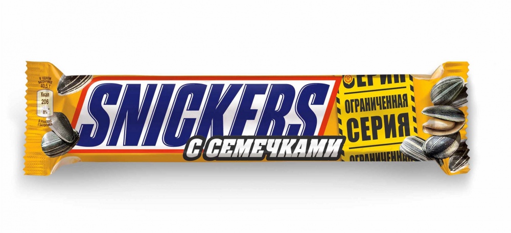 Snickerslimited edition, ограниченная серия с семечками