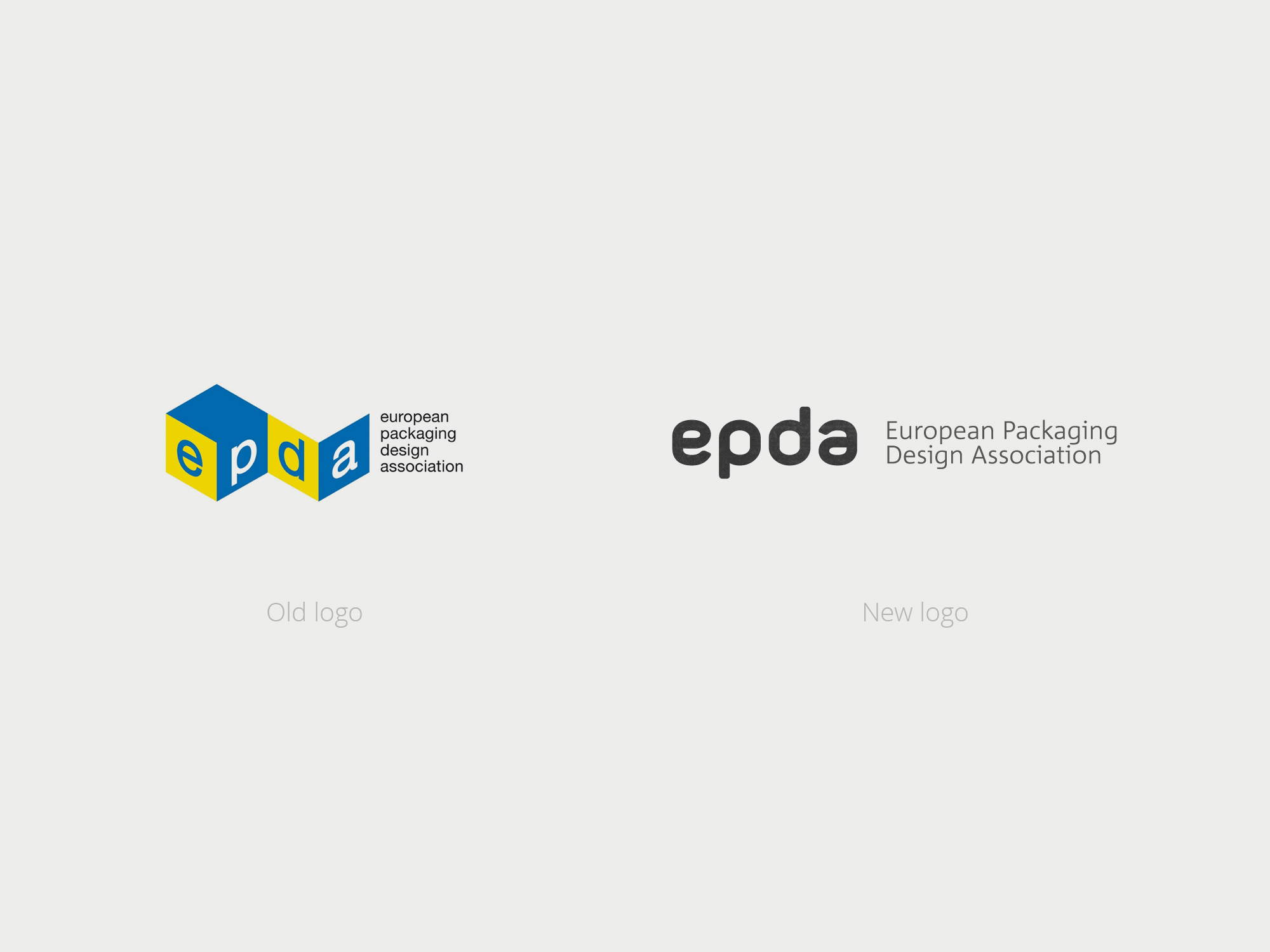 epda, european packaging design association, logo and corporate identity, логотип и фирменный стиль европейской ассоциации дизайна упаковки, ребрендинг, брендинговое агентство Depot WPF