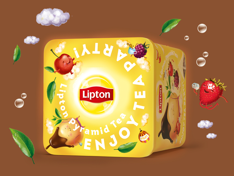 lipton tea pear chocolate inspiration, limited edition, packaging design, чай Липтон, ограниченная серия, дизайн упаковки, промо-упаковка, Юнилевер, Unilever, брендинговое агентство Depot WPF