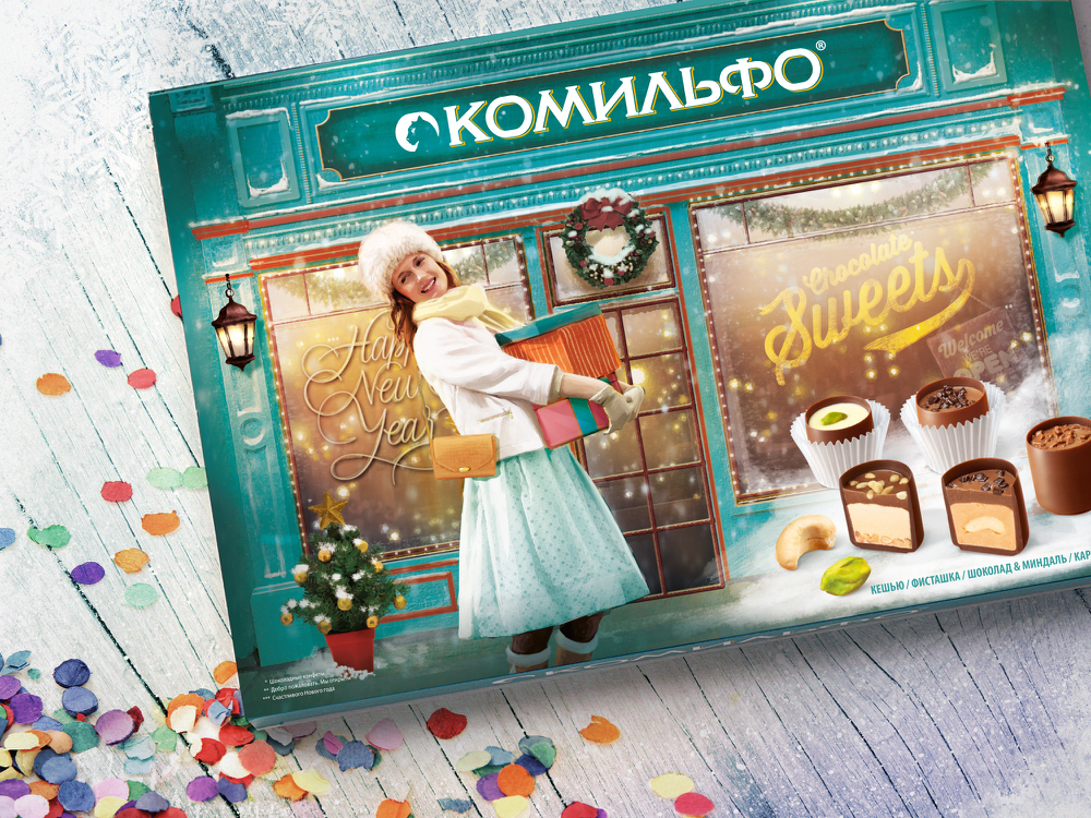 комильфо limited edition, ограниченная серия, промо упаковка, новогодняя серия, брендинговое агентство Depot WPF, нестле