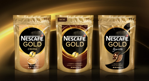 NESCAFÉ Gold: адаптация глобального дизайна