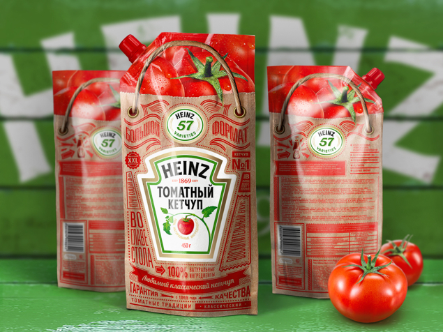 Кетчуп Heinz в дизайне от Depot WPF