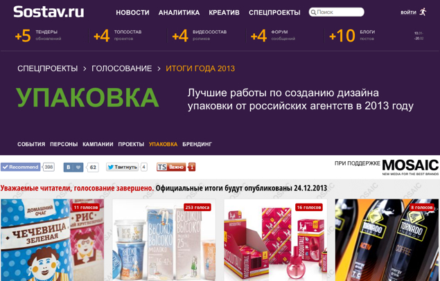 Sostav.ru подвел итоги года