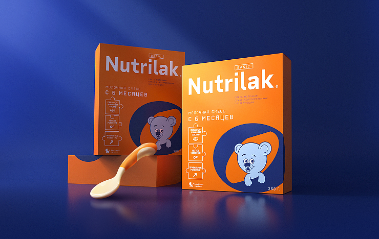 Редизайн бренда молочных смесей Nutrilak - Портфолио Depot