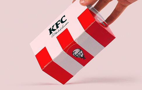 Обновлённый дизайн KFC