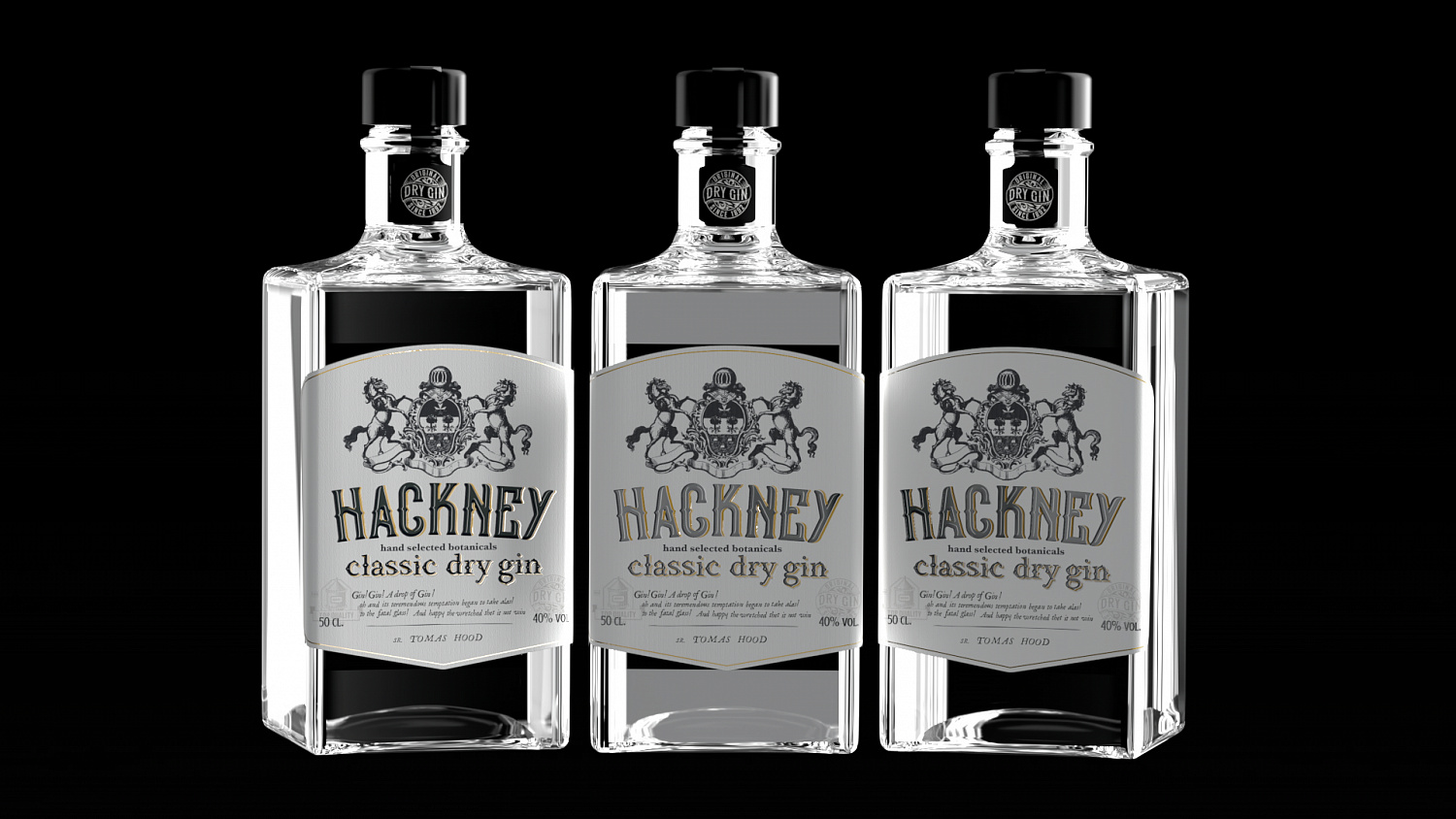 Hackney: дизайн упаковки джина СТМ Чижика - Портфолио Depot