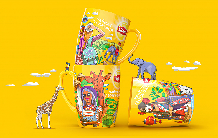 Подарочные кружки от Lipton - Портфолио Depot