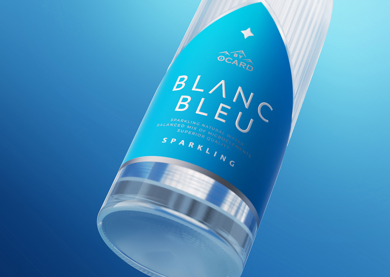 BLANC BLEU: нейминг, дизайн и форма упаковки бутилированной воды - Портфолио Depot