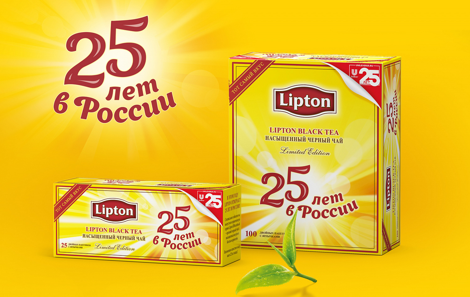 Lipton 25 лет в России - Портфолио Depot