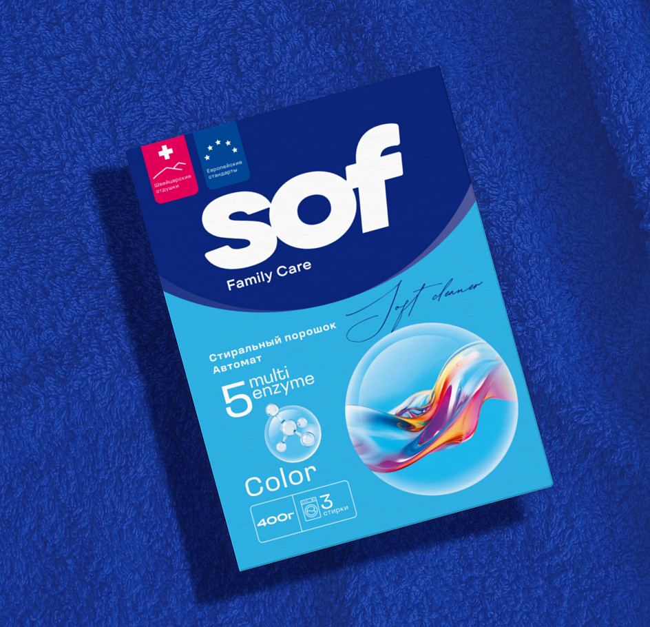 SOF: разработка бренда бытовой химии для дома и гигиены из Таджикистана - Портфолио Depot