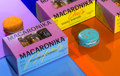Макароника: лидер продаж в категории «макароны». Разработка дизайна упаковки