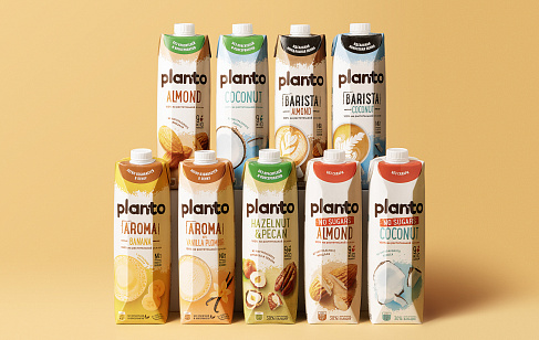 Planto: локализация Alpro. Разработка дизайна упаковки