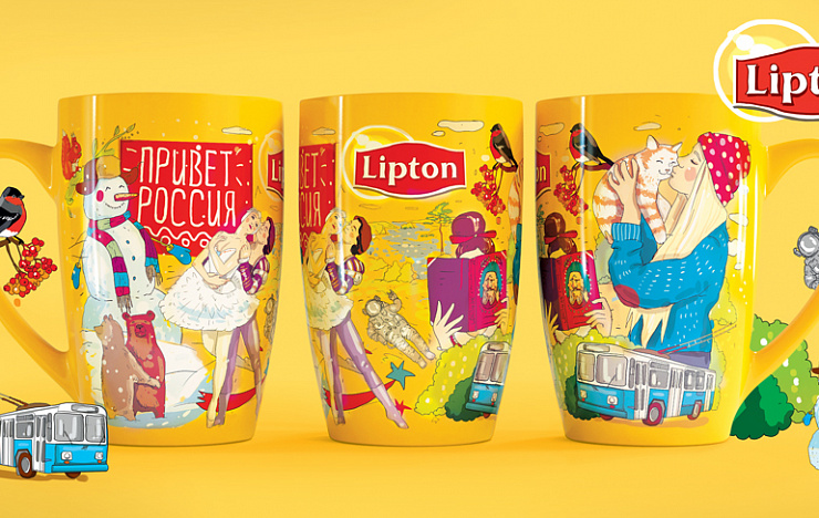 Промо набор Lipton с кружкой '14 - Портфолио Depot