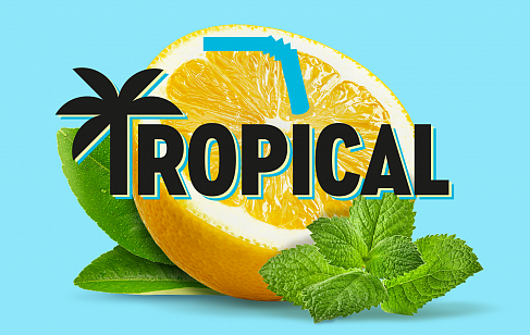 Tropical: дизайн нового бренда лимонадов из Ирака