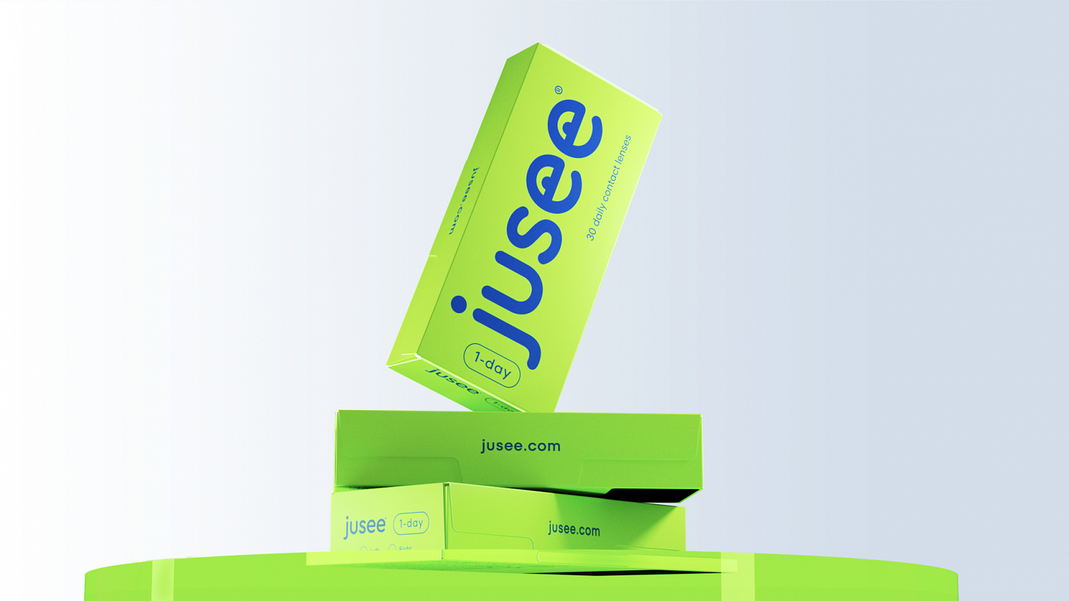 Jusee: нейминг и дизайн упаковки линз - Портфолио Depot