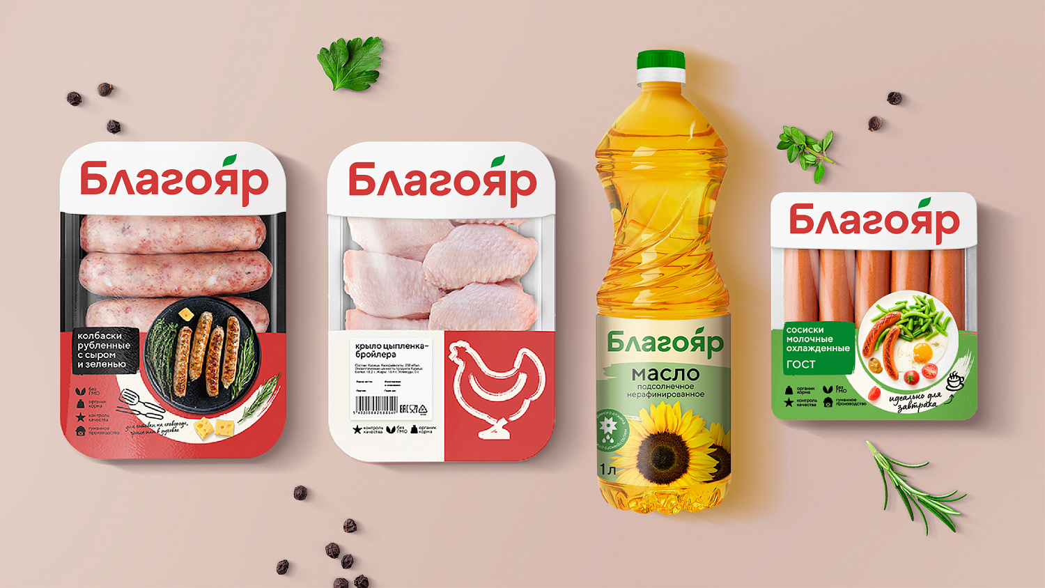 Благояр: комплекс стратегических работ и дизайн система бренда продуктов питания - Портфолио Depot