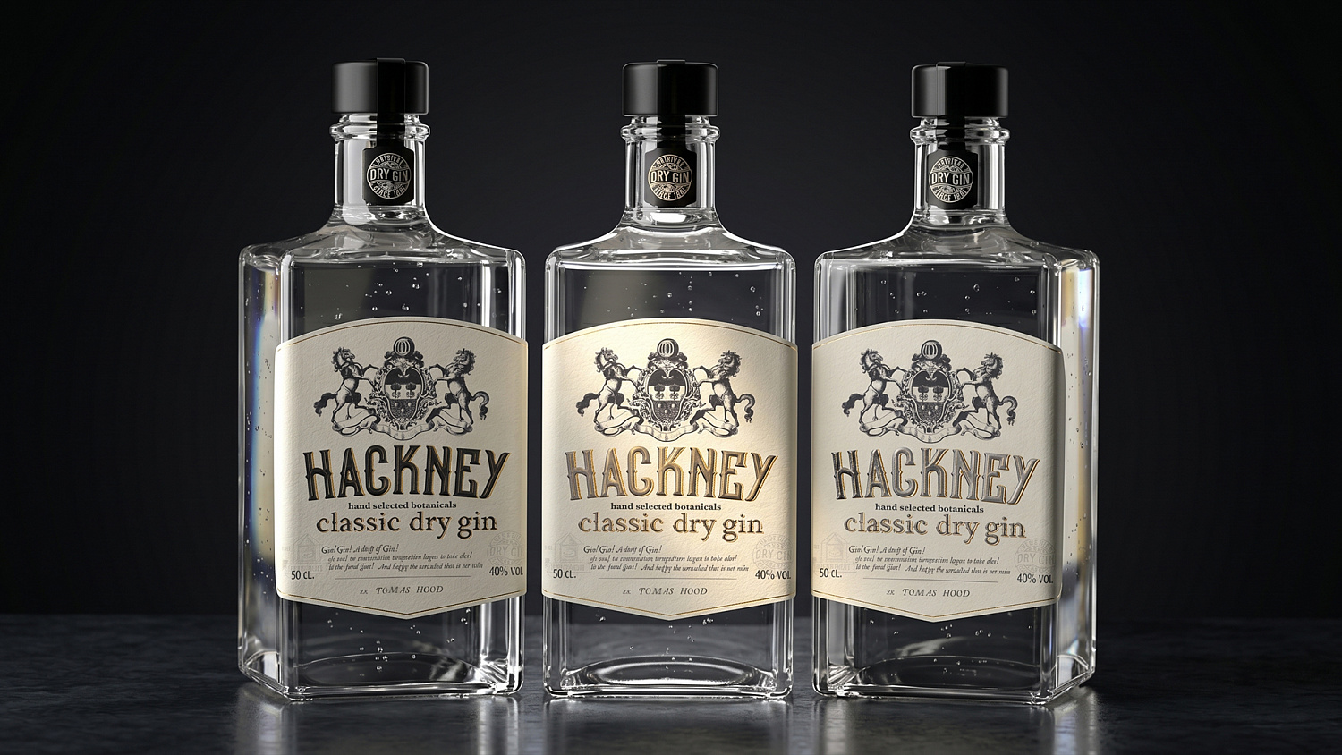 Hackney: дизайн упаковки джина СТМ Чижика - Портфолио Depot
