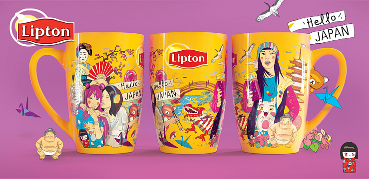 Промо набор Lipton с кружкой '14 - Портфолио Depot