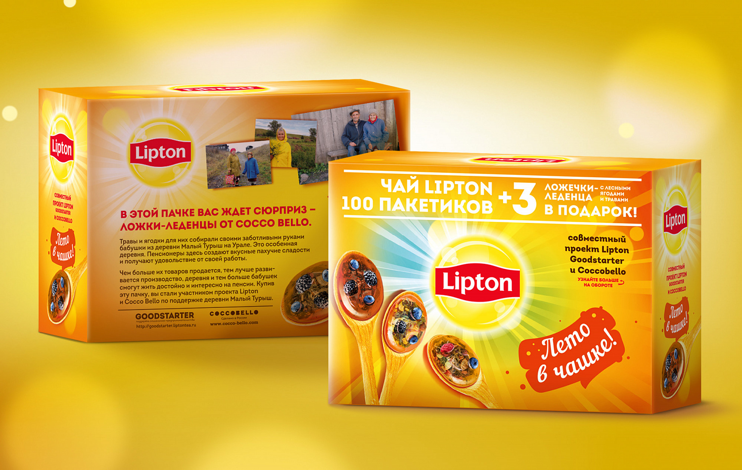 «Лето в чашке» Lipton - Портфолио Depot