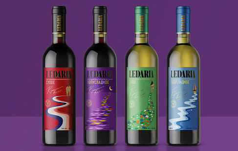 Ledaria: нейминг и дизайн крымского вина СТМ Чижика