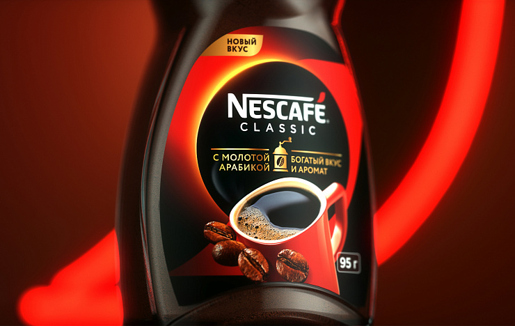 Редизайн NESCAFÉ Classic - Портфолио Depot