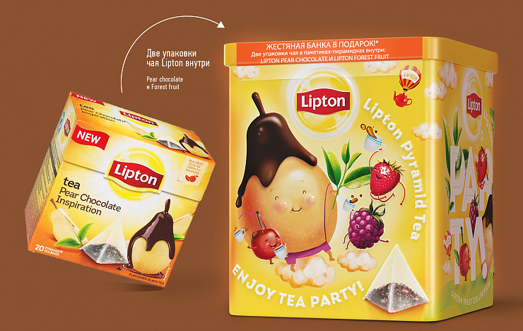 Lipton Pear & Chocolate - Портфолио Depot