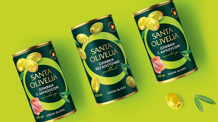 Santa Olivella: нейминг и дизайн бренда оливок и оливкового масла СТМ Чижика - Портфолио Depot