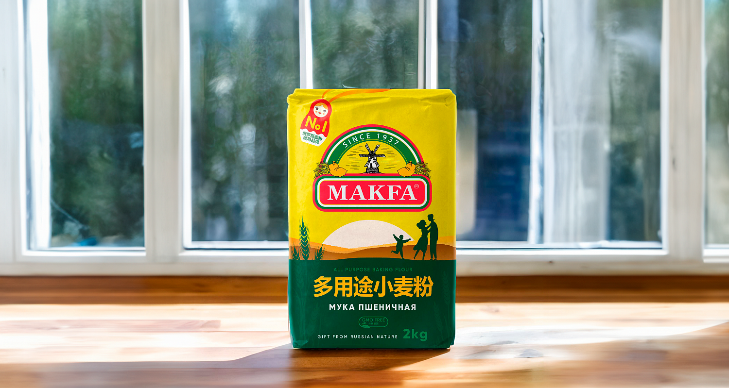 MAKFA China: позиционирование и дизайн упаковки муки для китайского рынка - Портфолио Depot