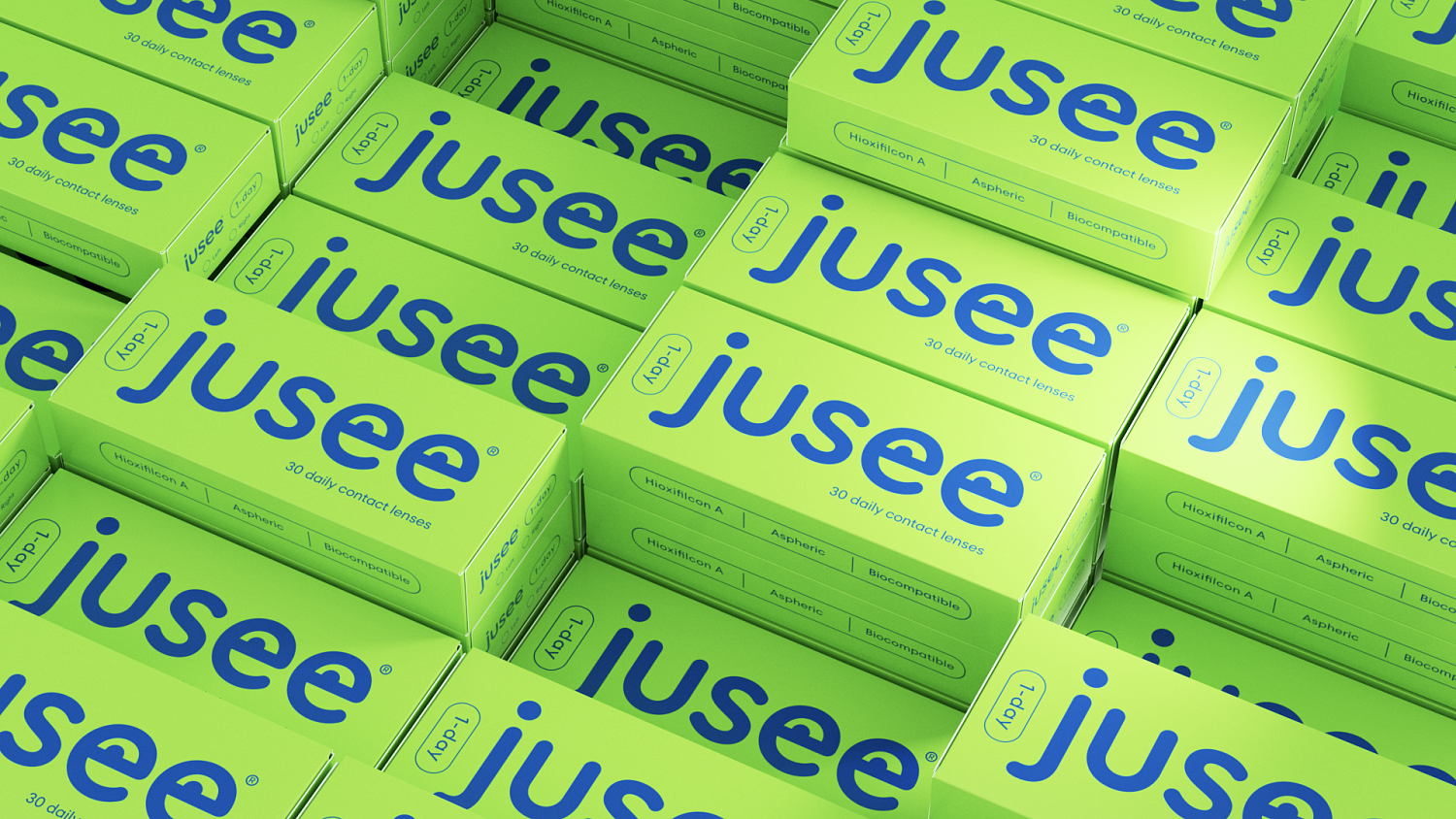Jusee: нейминг и дизайн упаковки линз - Портфолио Depot