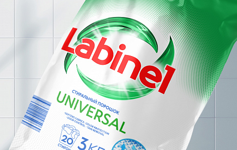 Labinel: нейминг и дизайн средств для стирки от Чижика